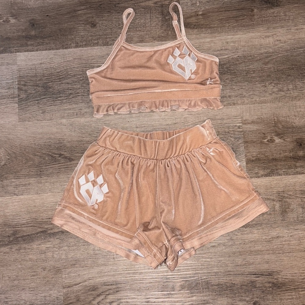 Cheer Athletics Velvet Workout Set